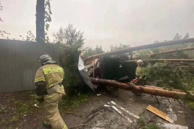 Ураган в Заречном